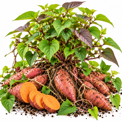 Sweet Potato Garden Plant, Live Starter Plant, 4 to 7 Inches Tall