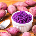 Set 10 Purple Sweet Potato Slips for Planting, Live Starter Plants