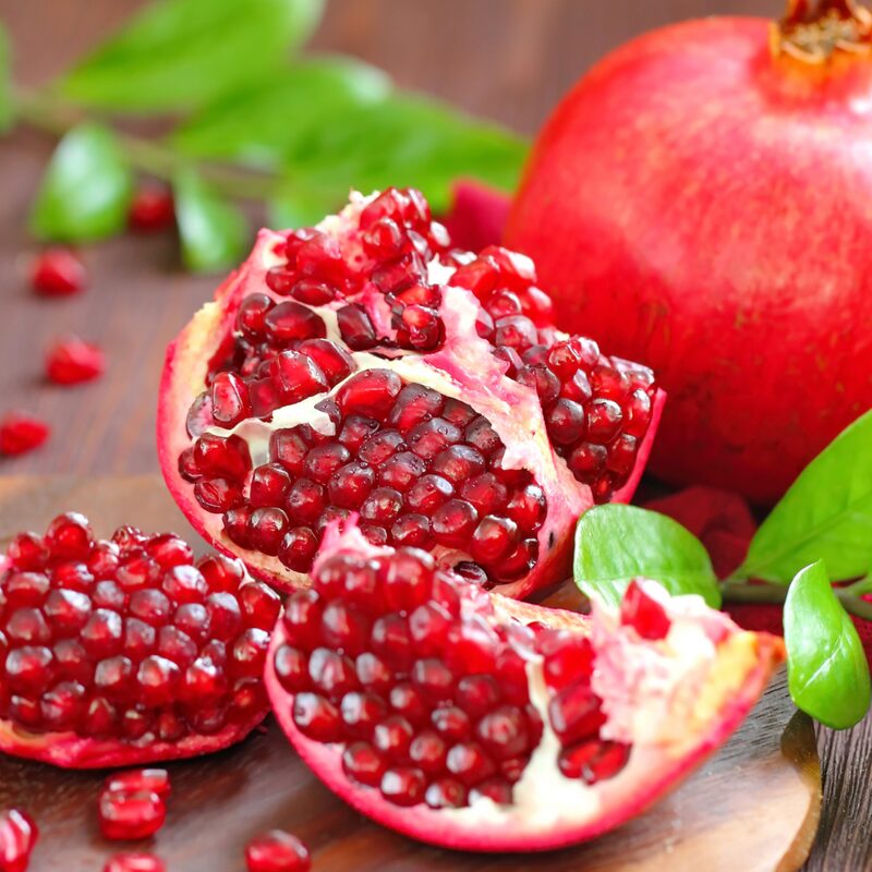 Pomegranate Tree Live Plant - Wonderful Pomegranate - 1 Year-Old - Potted Plant
