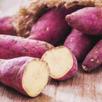 Japanese Red Sweet Potato Slips, Sweet Potato Vine Live Plant - 3 Rooted Plants Non-Gmo Organic - Well Rooted - Zone: 10-11- Outdoors - Full Sun