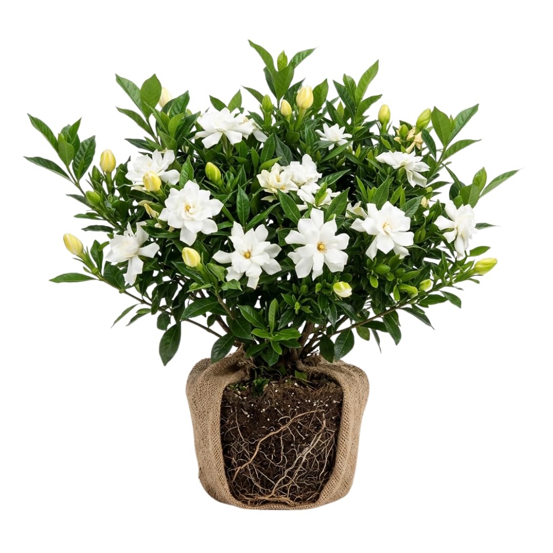 Frostproof Jasmine Live Plant – Sweetly Fragrant White Flower Vine, Fragrant Indoor & Outdoor 4-6” Tall Decorative Plant
