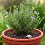 2 Pots Rosemary Plants, Live Rosemary Plants in 4" Pot, Fragrant Herb Leaves, Perennial Herbs Plant for Containers, Outdoors Indoors Garden