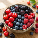 Set of 3 Mixed Fruit Plants Live, Raspberry, Blueberry and BlackBerry, 4–8 Inch Tall Assorted Berry Seedlings, Indoor Outdoor Garden Plants