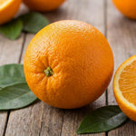 Navel Orange Tree Live Plant, Citrus Fruit Plant in 1 Gallon Pot, Sweet Orange Fruit Tree for Indoor Outdoor Gardening