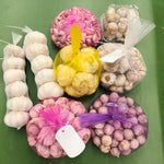 1 Pound Garlic for Planting in Spring, Mix Random, 5-6 Assorted Garlic Bulbs for Planting, Fresh and High Yield Bulb Variety Pack, Hardy and Fast Growing Softneck Hardneck