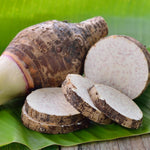 Taro Plant Live, Edible Colocasia Plant, 4-6 Inc Tall, Easycare Tropical Plant for Patio and Landscape