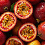 Purple Passion Fruit Plant Live 1.5-2 Feet Tall, Passiflora Edible Fruit Vine in Gallon Pot, Tropical Climbing Plant for Trellis, Garden or Patio