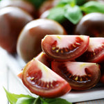 Set 2 Tomato Plants, Dark Purple Tomato Plants Live, 4-6 Inc Tall, Large Fruit Tomatoes for Container, Patio and Garden