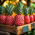 Set of 2 Florida Special Pineapple Live Plants, 4-6" Tropical Pineapple Plants for Indoor Outdoor Growing, Patio Container Garden, No Pot, Fast-Growing