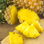 Set of 2 Elite Gold Pineapple Live Plants, 4-6" Tropical Pineapple Plants for Indoor Outdoor Growing, Patio Container Garden, No Pot, Fast-Growing