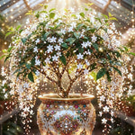 Clerodendrum Wallichii Plant Live, 5-9 Inch Tall White Flowering Clerodendrum Smithianum, Rare Plant for Indoor or Outdoor Growing