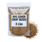 3 Lb Rye Cover Crop Seeds for Planting Lawn, Cover Crop Seeds, Garden Grass Seed, Easy to Plant
