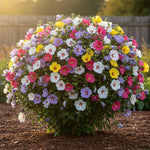 5 Mixed Althea Rose of Sharon Hibiscus Shrubs Live Seedlings, Bareroots 1 to 2 Feet Tall, Hardy Perennial Flowering Bushes for Garden