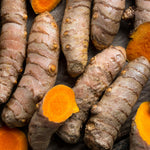 25 Top Size Turmeric Roots for Planting, Fresh Turmeric Rhizomes, Perennial Herb Plants for Garden Growing, Edible Ginger Root for Outdoor or Container Planting