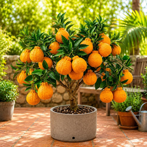 Japanese Mandarin Tree Live Plant Grafted 2-3 Feet, Fast-Growing and Bear Fruit for Citrus Garden Outdoor Planting Zones 9-11