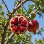 Sweet Pomegranate Plant Live in 4'' Pot, 6 Months-Old Red Pomegranate Tree for Container and Garden Growing