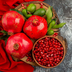 Red Pomegranate Tree Live Plant, 5–9” Cold-Hardy, Starter 5-Month-Old Edible Fruit Tree for Home Garden