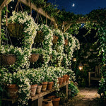 2 Night Blooming Jasmine Plants Live, Cestrum Nocturnum Plant Jasmine Climbing Plants, 5 to 7 Inc, Hanging Basket Live Plant Well Rooted