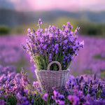 2 Fragrant Lavender Plants Live, Easy Care Decorative Lavender for Indoor Outdoor Gardens, 4-7 Inch Tall