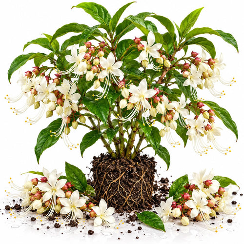 Clerodendrum Wallichii Smithianum Plant Live, Chain Of Glory, 5-9" Tall